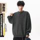 JASONWOOD American Henry Collar Sweater Men's Winter Solid Color Lazy Style Sweater Trendy Brand Cleanfit Loose Dark Gray High Quality M 160-170CM 95-110Jin Jin is equal to 0.5 kg