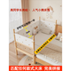 Goodbaby (gb) beech baby spliced large bed with widened bedside lifting and high guardrail height adjustable children's spliced bed 200x100cm bed + bear embroidered bedside + 7cm air fiber mattress