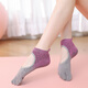 Yoga socks, non-slip, professional women's Pilates training special five-finger socks for adults, indoor fitness sports floor socks, 2 pairs, gradient grape gray + gradient lime
