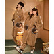 Gongdie Thermal Storage Capibala Autumn and Winter Couple Pajamas Women's Thickened Coral Velvet Cartoon Men's Home Clothes Capibala Pajamas Set Men's 2XL (Recommended 140-160 Jin Jin equals 0.5 kg)