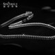 SHENGSHIQIYUAN pt950 platinum necklace men's thick chain men's platinum necklace men's Chopard chain plain chain sweater chain 26.6-26.8g/length 60cm/thick 2.9mm Chopard