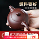 Guyuetang Yixing purple clay teapot set, famous handmade purple clay teapot, teapot, Kung Fu tea set, Ruyi Xishi teapot, single pot