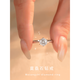 DR one carat D color moissanite diamond ring for women, classic six-claw opening, custom engraving, proposal, wedding, Valentine's Day gift, classic six-claw 1 carat, live mouth, adjustable size