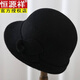 Hengyuanxiang autumn and winter middle-aged and elderly hats for women and mothers woolen hats thickened and warm for the elderly grandma and old lady hats dark khaki one size adjustable