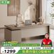Mu Zhixiao desk boss desk office modern simple office furniture single executive desk president manager supervisor desk 1.6 meters desk + chair