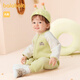 Balabala children's clothing baby jumpsuit newborn baby clothes bag fart clothes winter clothing plus velvet thickening cute boys and girls baby clothes