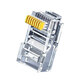 Shanze Shanze Kategorie 6 Gigabit Kristallkopf 8 Core 8p8c Gold-plattiertes Netzwerkkristallkopf WL6100 Fv6100 SJ-6630 Kategorie 6 [geschütztes Klassiker] 30 Stücke