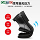 Zapatos de cuero de cartelo de cuero para hombres de cuero para hombres de negocios para hombres, ropa formal de altura, hueco, transpirable, draño negro 6189 negro de cuatro estaciones 39
