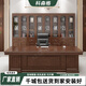 Cosenger all solid wood boss desk office desk Chinese style high-end simple boss desk office chairman president desk and chair combination boss table + double side cabinet + chair all solid wood 1.8 meters