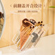 Makeup brush storage vertical covered dust-proof dressing table eyebrow pencil eye shadow brush makeup box storage rack desktop storage tube