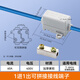 Huijun T-type break-free quick terminal block wire connector high-power brass splitter parallel 1106 1 in 1 out can be spliced 1-6 square meters