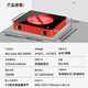 MIJI Electric Ceramic Cooker Induction Cooktop Home Desktop Technology Stove Core Upgraded Double Knob MIJI Stove Nine-level Fire Power and Long Timing Store Manager Highly Recommends IED2000 Red