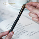 Parker stylo plume et stylo à encre haut de gamme coffret cadeau culturel et créatif ensemble étudiant cadeau d'affaires gravure personnalisée cadeau d'anniversaire cadeau papeterie signature mode nationale coffret cadeau souvenir cadeau adulte Wyatt Magic Night Black Gold Clip Ink Pen + Notebook Gift Box
