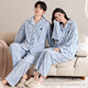 Cat Man Coral Fleece Couple Pajamas Autumn and Winter 2025 New Thick Velvet Casual Cartoon Flannel Ladies Home Clothes 88951 M