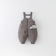 Aigechen baby baby down overalls autumn and winter new male baby down overalls a category infants and young children can jumpsuit men gray YQ3178 one size 73CM