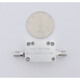 100K-10G RF DC blocker SMA 50V DC blocking voltage wide frequency range low insertion loss