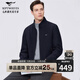 Septwolves Jacket Men's Autumn and Winter Short Stand Collar Woolen Jacket Commuting Versatile Warm Skin Friendly Soft and Comfortable Men's Clothing
