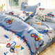 Hongdou Home Textiles (HOdoHome) Kindergarten three-piece children's quilt cover pure cotton quilt cover baby six-piece quilt bedding set for nap Lugang Town 100% cotton pad quilt cover 90cm*200cm