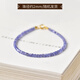 Donghai Shijia garnet bracelet for women s925 silver light luxury niche design crystal loose beads beaded bracelet small sugar cube necklace tanzanite. Sugar cube style hand circumference about 14cm bead diameter about 2mm