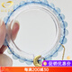 Generomanne Brazilian Aquamarine Bracelet Kyanite Beads Blue Bracelet Girls Bracelet Simple Gift for Girlfriend Beads 8mm