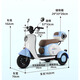 Feige electric tricycle for elderly people walking and leisure household small battery car for women new national standard electric tricycle V1 800W72V24A black gold 6 batteries about 130 miles