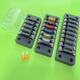 Installation and modification of car fuse box screw wiring method 4-speed 4-in 4-out 6-way 8-seat 4-way