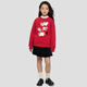 GAP Girls 2025 Winter New Bear Flip Sequined Fleece Sweatshirt Children's Casual Top 829609