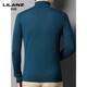 Lilang Light Luxury Turtleneck Worsted Wool Sweater Men's Spring and Autumn Thin Long Sleeve Bottoming Shirt 100 Pure Wool 60 Count Super Fine Black Thin Section 4XL (190)