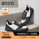 ECCO* men's sneakers casual sneakers round toe thick sole casual shoes same style as male stars Street 720 520814 HL black/white 52081450669 41