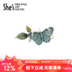 She s Qianzi hair accessories colorful butterfly dream embroidered butterfly pinch clip light luxury hair clip bangs clip birthday gift for girlfriend