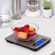Yusenyi high-precision waterproof home kitchen electronic scale CHANGXIE small baking weighing scale for long consultation, accurate, rechargeable three-use model 10kg1g free 1600ml tray-30m measuring cup