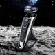 Jingdong Express self-operated electric razor for men 2025 new small steel cannon without stubble official flagship store original authentic razor hot selling No. 1 shaver silver standard + head + nose hair trimmer + sideburn trimmer + facial cleansing device