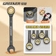 GREENER two-way fast plum blossom ratchet wrench industrial-grade small open dual-purpose wrench hardware tool set 6-32mm