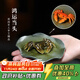 Hidden Pot Tianxia Yixing Purple Clay Color Changing Crab Tea Pet Purely Handmade Boutique Original Mineral Lotus Leaf Tea Playable Cultivated Tea Tray Ornament Good Luck