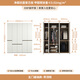 Oppein flat door cabinet master bedroom combination cabinet ENF grade whole house custom wardrobe overall bedroom light custom wardrobe customization