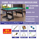 Holodi billiard table table tennis table two-in-one small foldable children's billiard table for boys' birthday and New Year's gift 160cm mahogany color - wheeled single function foldable