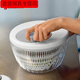 NAOISKEY vegetable dehydrator household drain basket manual spin dryer kitchen with cover blue