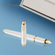 Parker birthday gift fountain pen and ink pen high-end business gift birthday free engraving gift stationery gift box light luxury gift high-end gift graduation gift box popular products streamer platinum clip ink pen + departure gift box