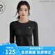 ALO YOGA Yoga Wear Round Neck Breathable Slim Alo Long Sleeve T-Shirt Women's Nude Slim Pilates Running Fitness Top White XL 125-140Jin Jin is equal to 0.5 kg