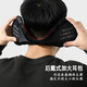 Anti-freeze earmuffs for men, warm cycling ears, earbags, earmuffs, Korean version, extra large, thickened, back-worn earmuffs, high-end models, plus velvet, thickening, black print