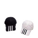 Paris Korean Style Fashion Striped Baseball Hat Women's Breathable Cotton Irregular Cap This Peaked Cap Casual Couple White Adjustable