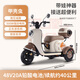 Phoenix Beetle electric car tricycle small household electric motorcycle adult leisure three-wheeled small electric car 500W+48V20A lead-acid + battery life about 40 kilometers