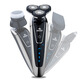 Jingdong Express self-operated electric razor for men 2025 new small steel cannon without stubble official flagship store original authentic razor hot selling No. 1 shaver silver standard + head + nose hair trimmer + sideburn trimmer + facial cleansing device