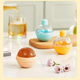 Yusenyi light bulb ice ball ice making cup whiskey mixing spherical ice cube ice making mold food grade ice making artifact random color (2 pieces)