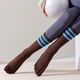 Yoga socks non-slip women's toe socks indoor floor socks yoga non-slip socks Pilates socks dark green