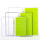 Green fly bait storage box silicone fly bait box transparent flip cover thickened fishing gear box wholesale green small size