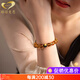 GONMCEAN Brazilian Citrine Bracelet Pixiu Tiger Eye Stone Women's Bracelet Toy Jewelry Gift Beads 8mm