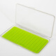 Green fly bait storage box silicone fly bait box transparent flip cover thickened fishing gear box wholesale green small size