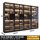 Zhong Zhanggui wine cabinet display cabinet household glass wine cabinet living room wall custom light luxury storage cabinet 2025 new sideboard installation included 0 level 1.8 thickened plate eight door wine compartment 320x4