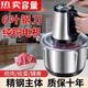 MZXM Japan imported quality 2025 new meat grinder pure copper motor large capacity electric stainless steel multi-function cooking 2 liters 2 speeds 1 set of knife heads pure copper motor + 3 years